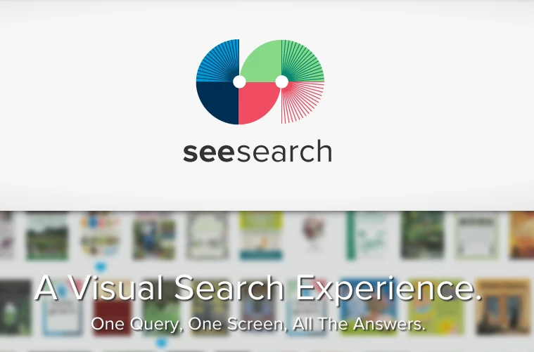 SeeSearch homepage and query interface